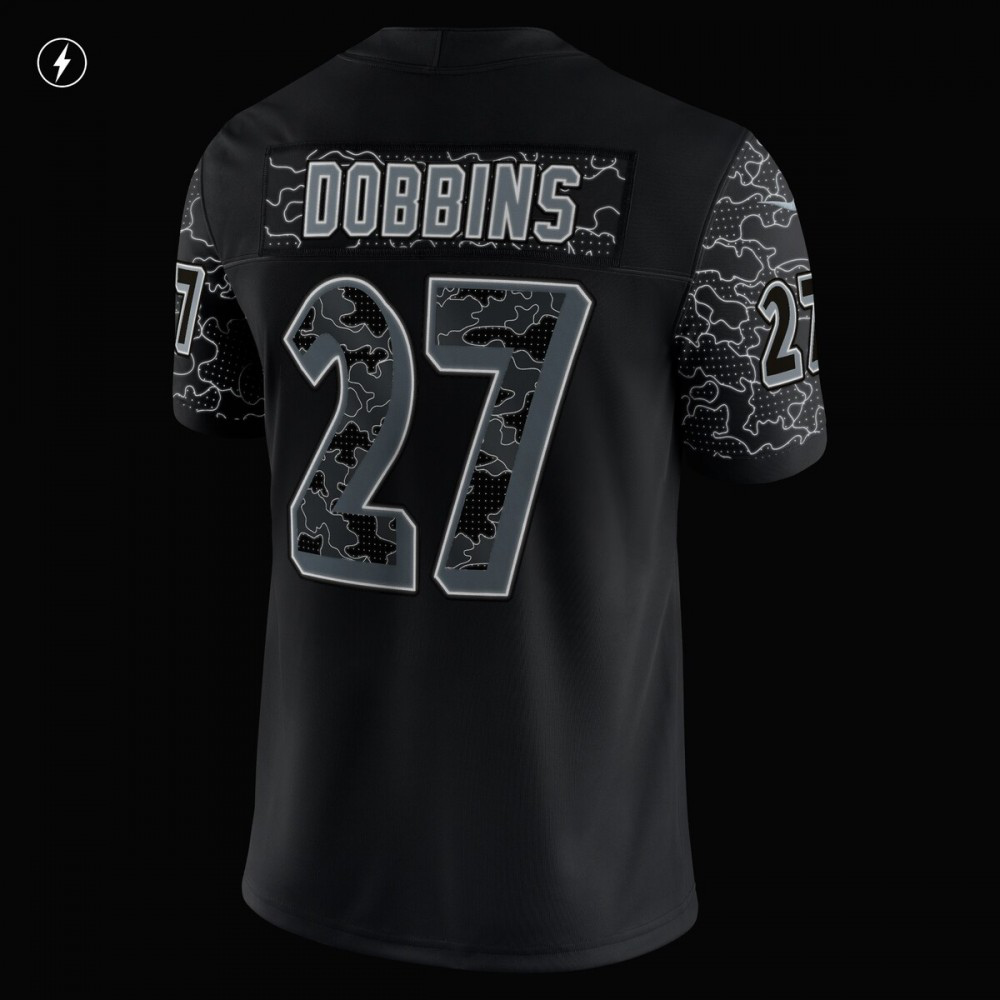 J.K. Dobbins Baltimore Ravens Nike RFLCTV Limited Jersey - Black-Profan Arena